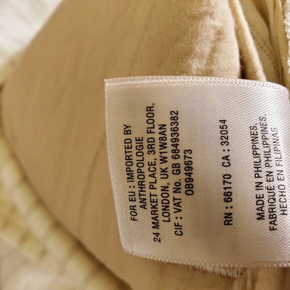 Anthropologie Palm Beach Belted Pants Size 10 New with tags - Picture 5 of 15